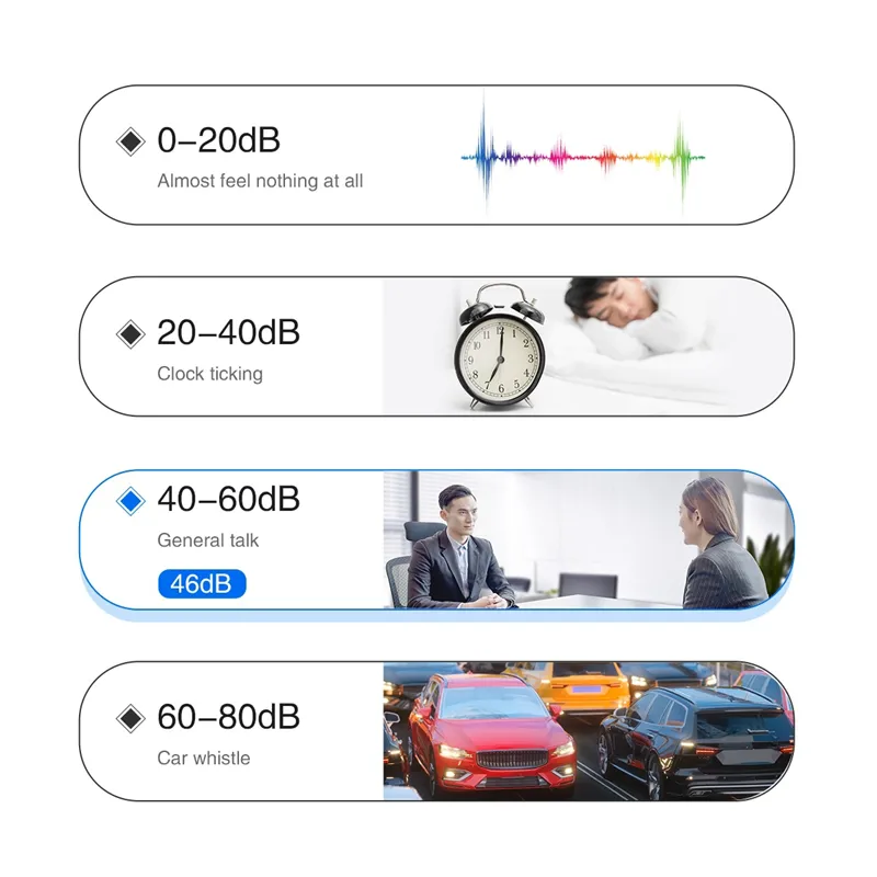 Double noise reduction The running volume is gentle and soft