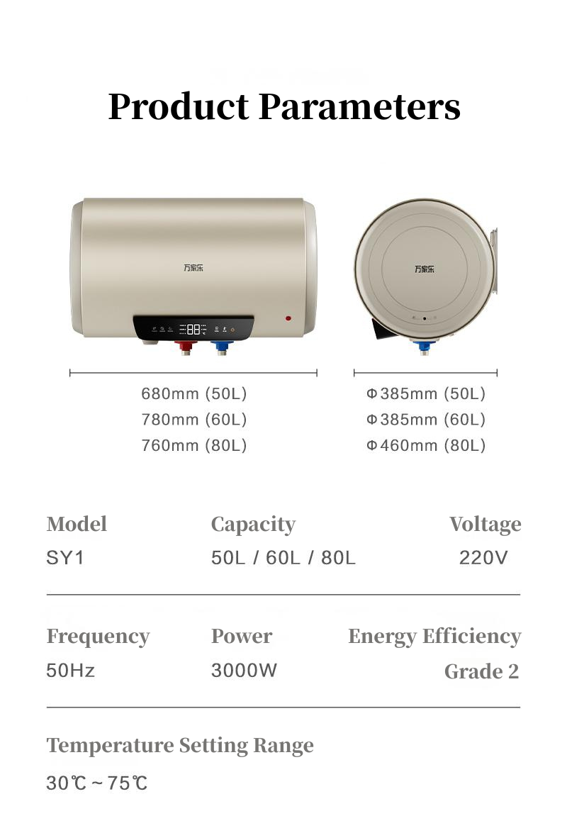 Electric Water Heaters SY1