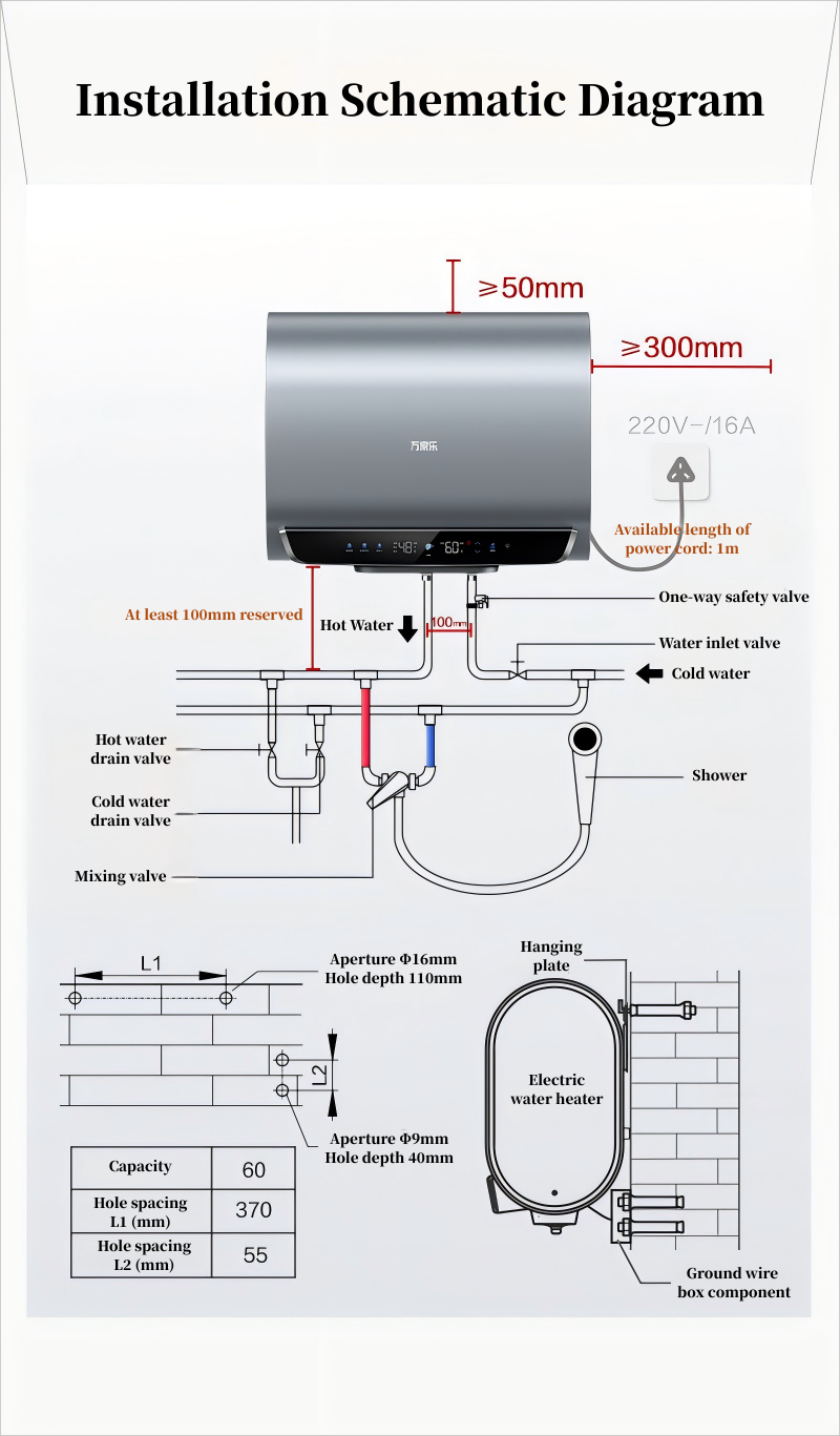Electric Water Heater H7C1