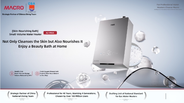 Macro Gas Water Heater’s Compact-Size Innovation Wins Another China Patent Award